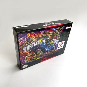 Turtles in Time (Battery Save) 16bit <b>Game</b> Cartridge for USA NTSC Version SNES Video <b>Game</b> Console - Product Image 2