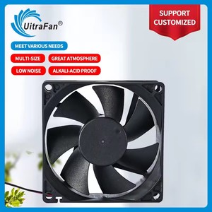 מאוורר DC בעל סל\\\"ד גבוה 3000 סל\\\"ד 80x80x25 מ\\\"מ 12V/24V קירור צירי אינוורטר 8025 מאוורר DC מסעדה חשמלי ODM - Product Image 4