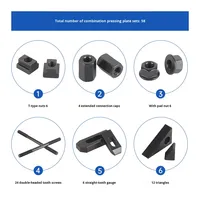 Kit de serrage en acier trempé Dongbo 58 pièces, accessoires pour centre d'usinage CNC, outil de fraisage, industrie agricole, origine Chine