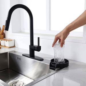 Offre Spéciale : Rinse-verre automatique avec buses de pulvérisation d'eau sous pression pour tasses à café, évier de cuisine et nettoyage de biberons - Product Image 1