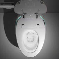 WC intelligent à chasse automatique, bidet intégré, cuvette de toilette, fonctionnement automatique, toilette intelligente