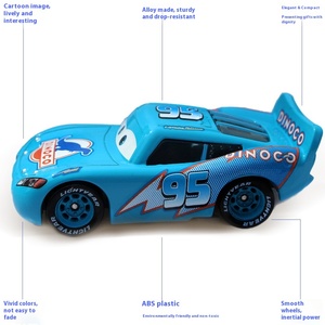Juguetes de Vehículos de Aleación Coleccionables para Niños con Divertidos Autos de Carreras de los Dibujos Animados de Ular - Product Image 3