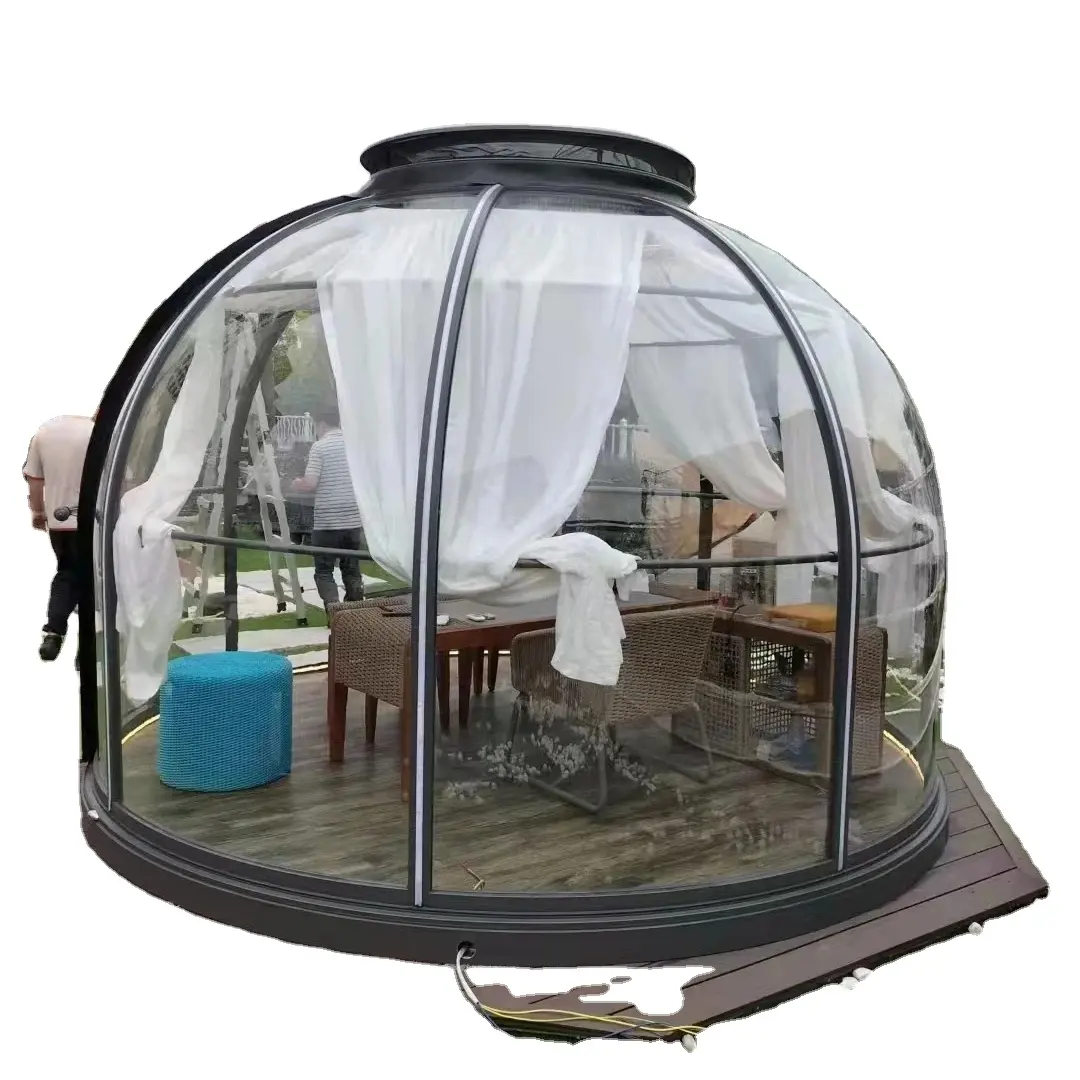 Kabarcık ev yüksek kalite şeffaf çadır eğlence çadırı düğün çadırı minik otel villa lüks sunroom