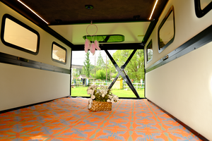 P Show FRP PET Tienda de Campaña Eléctrica de Techo Rígido Pop-up X Lift Cuatro Estaciones con Control Remoto Impermeable para Camioneta, <span class=keywords><strong>Furgoneta</strong></span>, RV - Product Image 6