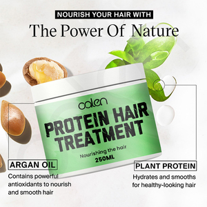 オーレン 250ml ハーバルケラチンマスククリーム ヘアオイル プライベートラベル 保湿 ダメージヘア補修 栄養成分配合 - Product Image 3