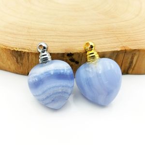 ธรรมชาติจีนคู่เครื่องประดับขวดน้ำหอมสัญลักษณ์ความรักแฟชั่นจี้พลอยน้ำมันหอมระเหยจี้หัวใจเครื่องประดับ - Product Image 5