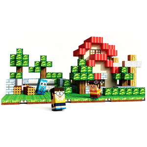 Jouets éducatifs préscolaires KSF, tuiles magnétiques personnalisables, blocs <span class=keywords><strong>de</strong></span> <span class=keywords><strong>construction</strong></span> magnétiques <span class=keywords><strong>de</strong></span> style pixel pour enfants - Product Image 1