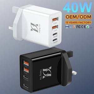 Adaptateur Secteur en Gros Prise US EU 20W Ultra-Mince USB-C PD 40W Type C Chargeur Téléphone Secteur Rapide 40W - Product Image 4