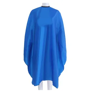 Hair Salon Capes Waterproof Wholesale Polyester Custom Logo Waterproof Gown Hair Cutting Black Hairdressing Barber Apron Salon Cape
