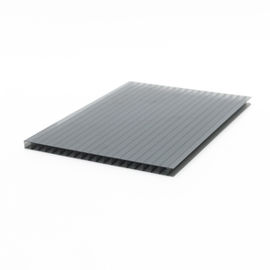 Feuilles de <span class=keywords><strong>toiture</strong></span> creuses cellulaires personnalisées en <span class=keywords><strong>polycarbonate</strong></span> fumé 4mm 6mm 10mm - Product Image 3