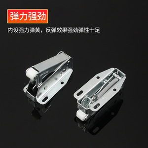 Cierre de Puerta de Acero al Carbono con Diseño Minimalista para Puertas de Armario, Botón de Presión Duradero con Resorte y Bola Táctil - Product Image 2