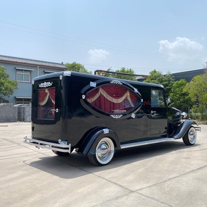 Chinese Cars Black Electric Classic Funeral Hearse for Sale Vintage Car Used Cars Right Hand Customized Special Transportation - Product Image 6