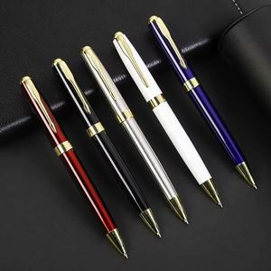 Stylo bille classique en métal Persol PS-20250902-13 avec encre multicolore noir, or, blanc pour usage professionnel et corporatif - Product Image 1