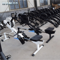 Precio al por mayor Dynamic Air Rower Gym Trainer Cardio Wind Rowing Machine Fan Type Equipo de ejercicio para la venta