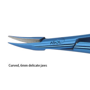 Pegangan jarum gunting operasi mikro Titanium baru melengkung Plus jahitan mengikat Forceps - Product Image 3