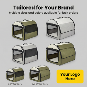 Dört Mevsim Evrensel Büyük Köpek ve Kedi Kafesi Araba Dış Mekan Yarı Kapalı Oxford Kumaş Çadır Kolay Kurulum Temizlenebilir - Product Image 5