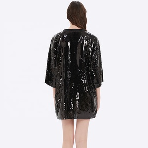 Stock de nouveauté chemise pour le jour du match chemise à paillettes personnalisée hauts chemise vêtements maillot de football graphique à paillettes <span class=keywords><strong>haut</strong></span> pour femmes - Product Image 4