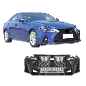 For 2013-2016 IS200T Car Front Bumper Upgrade to 2021 IS500 Style New 2014 IS300H IS500 IS F-Sport Body Kit Grille Bumper - Product Image 1