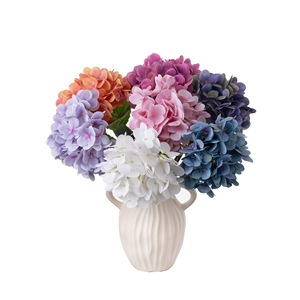 CallaFloral <b>Artificial</b> <b>Hydrangea</b> Flowers Single Branch PVC Material Indoor Decor Office Home Gifts - Product Image 5