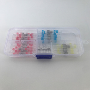 Heat <b>Shrink</b> Tubing Kit 50 Pcs Red Blue Yellow <b>Plastic</b> Electrical Insulation Connector Accessory Box Pack - Product Image 1