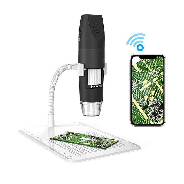WiFi Digital Microscope Camera  SUNUO Wireless Handheld HD Microscope HD 1080P Compatible IOS/Android for Skin Detection