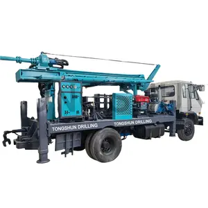 Borehole Water Well Drilling Rig Machine and Mud Pump Free Truck Mounted for Wells Deep 2023 Price
