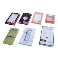 Vente en gros d'emballages électroniques, câble de données, chargeur de téléphone, boîte d'emballage personnalisée en papier pour câble USB
