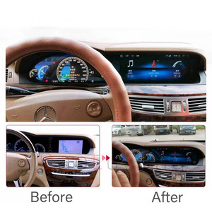 Reproductor de DVD para coche de 12,3 pulgadas, Radio <span class=keywords><strong>Android</strong></span>, pantalla táctil, navegación Gps, Carplay para mercedes-benz Clase S W221 2006-2013 - Product Image 5