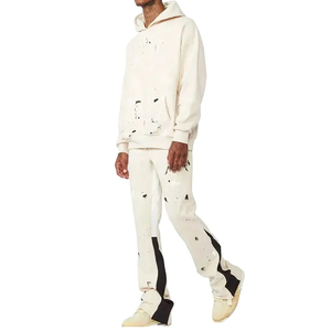 Chándal Deportivo Ajustado para Hombre, Invierno, Color Sólido, Alta Calidad, Nuevo, Cómodo, Transpirable, 100% Algodón, Tejido Suave - Product Image 4