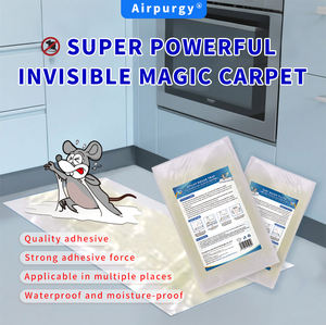Trampas Adhesivas Transparentes Discretas Extra Largas con Aroma a Cacahuete, Cortables, para <span class=keywords><strong>Eliminar</strong></span> <span class=keywords><strong>Roedores</strong></span> en el Hogar, <span class=keywords><strong>Casa</strong></span> y Sótano - Product Image 2