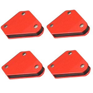 Mini ensemble de positionneur de soudage triangulaire automatique 4 pièces, outil de fixation d'angle magnétique sans interrupteur, accessoires de soudage 9 lb - Product Image 5