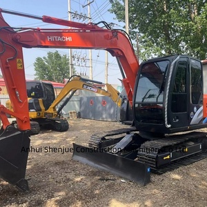 Mini-excavatrice hydraulique d'occasion Hitachi ZX70-5A, adaptée aux travaux de construction, compatible avec les excavatrices sur chenilles Hitachi ZX70, ZX75, ZX120, ZX200 - Product Image 4