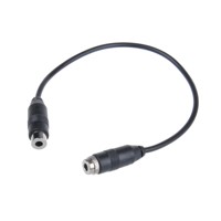 Cable de Audio Estéreo de 3.5mm Hembra-Hembra, 1.5m, Conductor de Cobre Puro Chapado en Oro, Revestimiento de PVC, Garantía de 12 Meses para Computadora y DVD