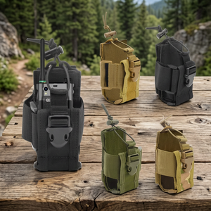 Funda Táctica de Nailon para Radio con Cierre de Hebilla, Impermeable, para Caza al Aire Libre, para Walkie Talkie, Camuflaje, Unisex - Product Image 3