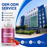 Gummies Beauté Éclatante Kératine Biotine Collagène Soutien Quotidien Éclat Vegan Formule Personnalisée Marque Privée Fournisseur Usine OEM ODM