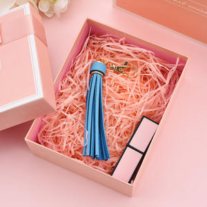 Navy <strong>Tassel</strong> Keychain Retro Style PU Leather Bag <strong>Charm</strong> Coin Pendant Alloy Metal Jewelry Gift Accessory - Product Image 3