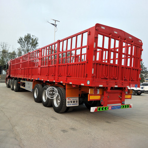 Semi-remorque à ridelles 40 pieds 40 tonnes, semi-remorque à ridelles latérales, semi-remorque <span class=keywords><strong>porte</strong></span>-conteneurs pour marchandises sèches / semi-remorque <span class=keywords><strong>porte</strong></span>-conteneurs à ridelles à vendre - Product Image 3