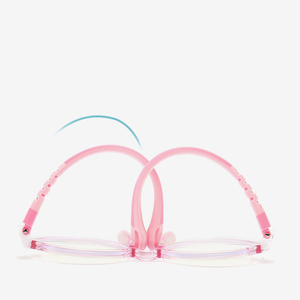 Nouveau concepteur de lunettes pour enfants bloquant <span class=keywords><strong>la</strong></span> lumière bleue pour <span class=keywords><strong>la</strong></span> prescription petit ovale ultra léger silicone TR90 élasticité filles garçons - Product Image 6