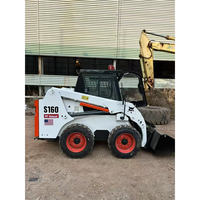 Mesin Asli Berkualitas Tinggi Bekas Pakai Bobcat Skid Steer Loader S770 T770 S16 S18 S160 S185 S300 S450 S550 dengan Pompa Skid Steer