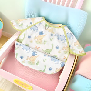 Babero Impermeable para Bebés y Niños Pequeños, Reversible, Sin Mangas, para Todas las Temporadas, a Prueba de Derrames, Ideal para Viajes - Product Image 1