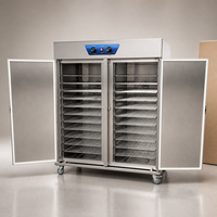 Calentador de Alimentos para Banquetes de 22 Niveles, Gabinete Aislado de Acero Inoxidable para Mantener la Comida Caliente, Ideal para Hoteles y Hospitales