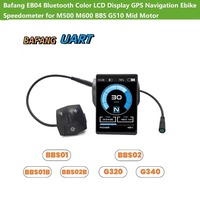 Afficheur de vélo électrique EB04 Bafang avec navigation, appels, alertes SMS, CAN UART pour kit de conversion Bafang Mid Drive