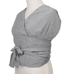 J327 personnalisation nouveau style simple type fabricant écharpe de portage pour bébé multifonctionnel coton porte-bébé - Product Image 2