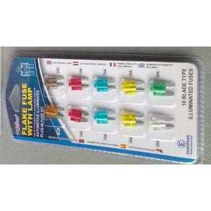 Juego de 10 Fusibles de Cuchilla Iluminados para Auto, Repuestos Eléctricos - Product Image 1