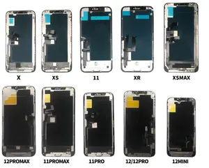 Téléphones portables LCD Écran tactile LCD de marque différente Vente en gros de téléphones portables LCD pour iphone Samsung Huawei OPPO Vivo