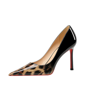 Scarpa singola <span class=keywords><strong>con</strong></span> punta a punta <span class=keywords><strong>con</strong></span> <span class=keywords><strong>tacco</strong></span> alto e <span class=keywords><strong>tacco</strong></span> sottile da donna - Product Image 1