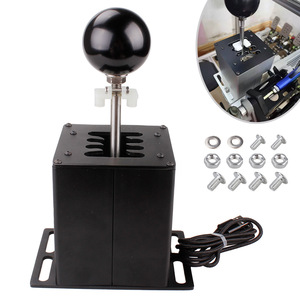 Simulateur de changement de vitesse pour jeux de course, levier de vitesses manuel en forme de H pour Logitech G27 G29 T300 PC, câblé, en alliage d'aluminium - Product Image 4
