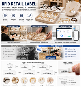 ป้าย RFID UHF แบบพาสซีฟสำหรับเครื่องประดับ แว่นตา อุปกรณ์เสริม สำหรับการนับสต็อกและการจัดการร้านค้าอัจฉริยะ - Product Image 3