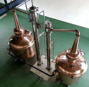 Machine à distiller le whisky <span class=keywords><strong>single</strong></span> <span class=keywords><strong>malt</strong></span> en fût unique, ensemble complet, cuve en cuivre, distillateur électrique en acier inoxydable - Product Image 5