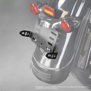 Nicecnc Bộ chuyển đổi tín hiệu rẽ gắn biển số xe cho <span class=keywords><strong>Harley</strong></span> Deluxe flde 107 2018-2020 Fat Boy flfbs 114 2018-2024 - Product Image 2